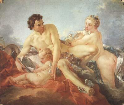 Francois Boucher The Education of Amor (mk08) china oil painting image